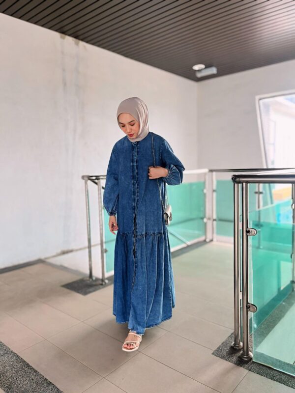 Aurora Denim Dress - Image 3
